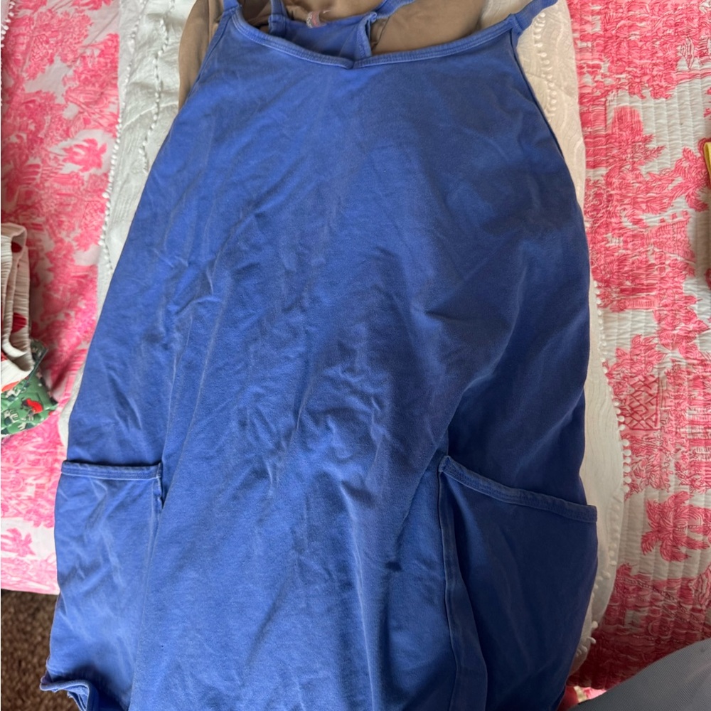 Free People Blue Sleeveless Dress